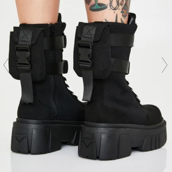 Dolls Kill Shoes Iso Club Exx Renegade Ranger Buckle Boots Poshmark